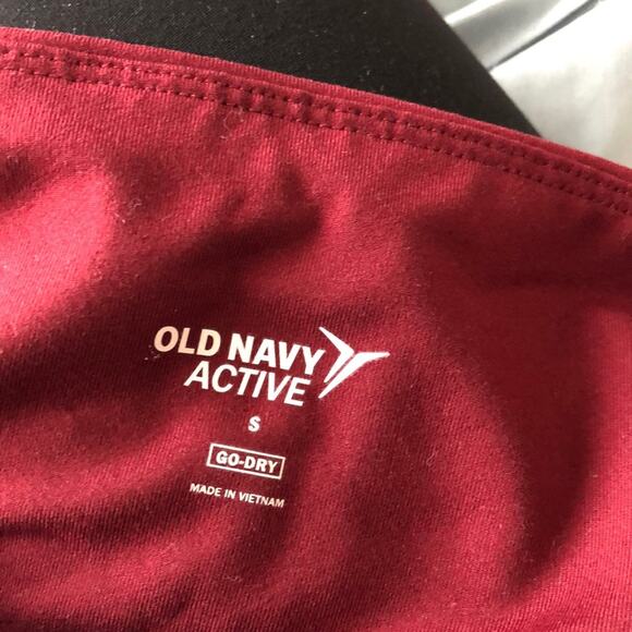OLD NAVY maroon 7/8 active leggings - Picture 4 of 4